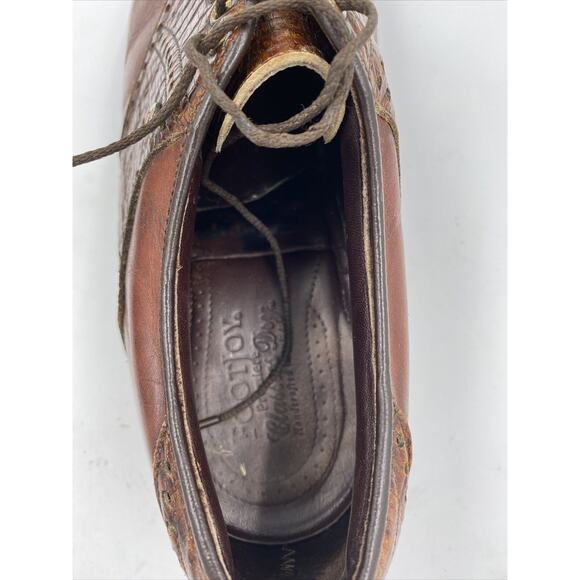 Footjoy Classics Golf Shoes / 9W Brown Leather / Used Condition 9 W main image 9